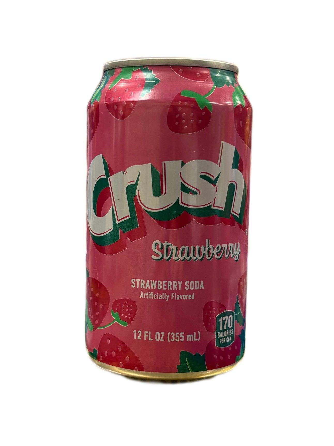 Crush Strawberry Soda Can 12OZ - U.S Edition