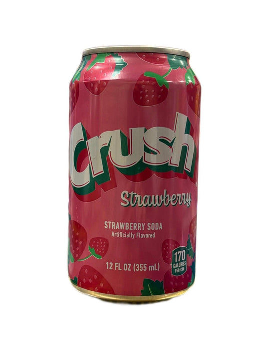 Crush Strawberry Soda Can 12OZ - U.S Edition