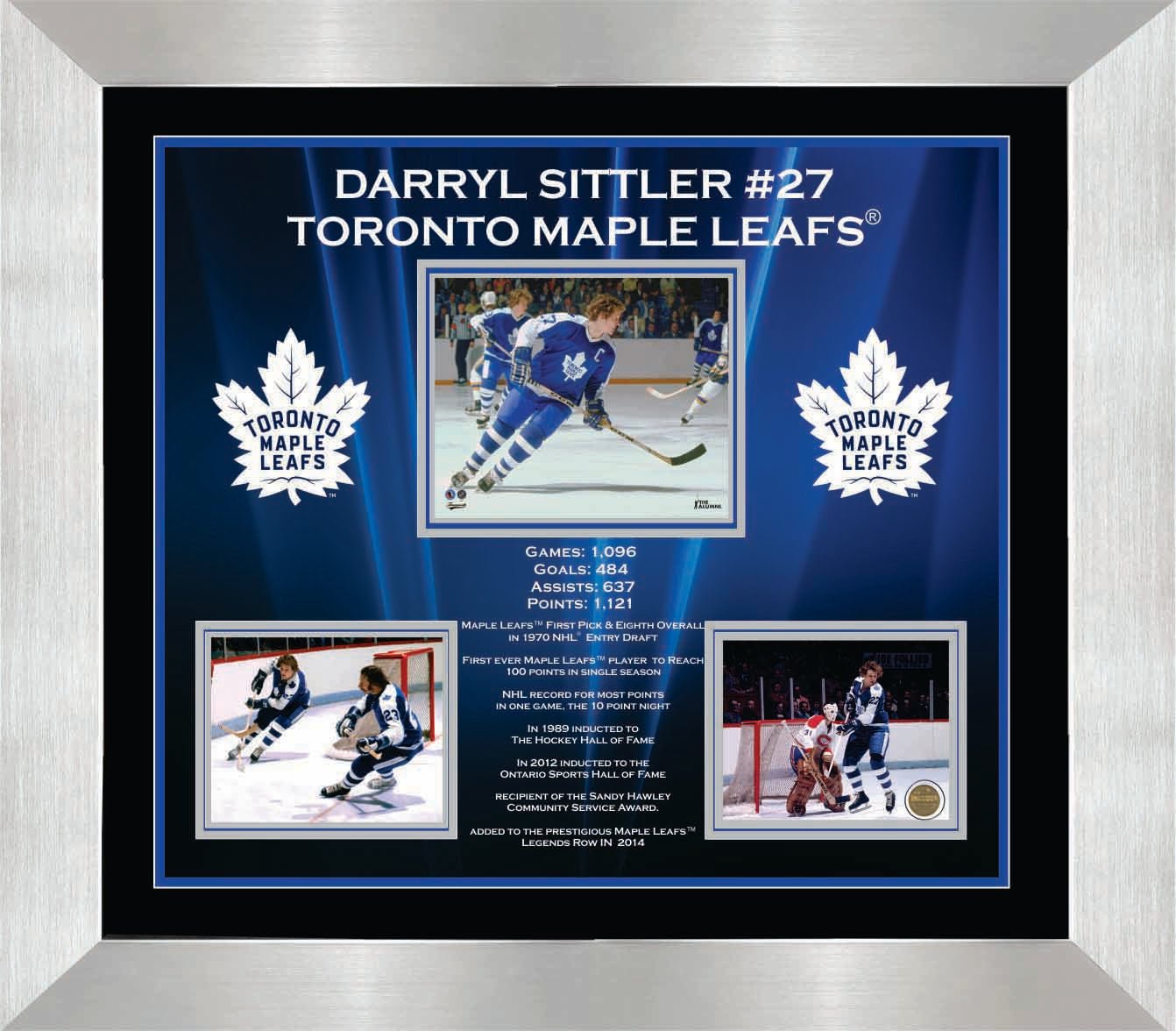 Darryl Sittler Framed Career Collage - Jack Righteous