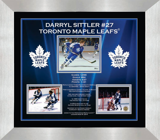 Darryl Sittler Framed Career Collage - Jack Righteous