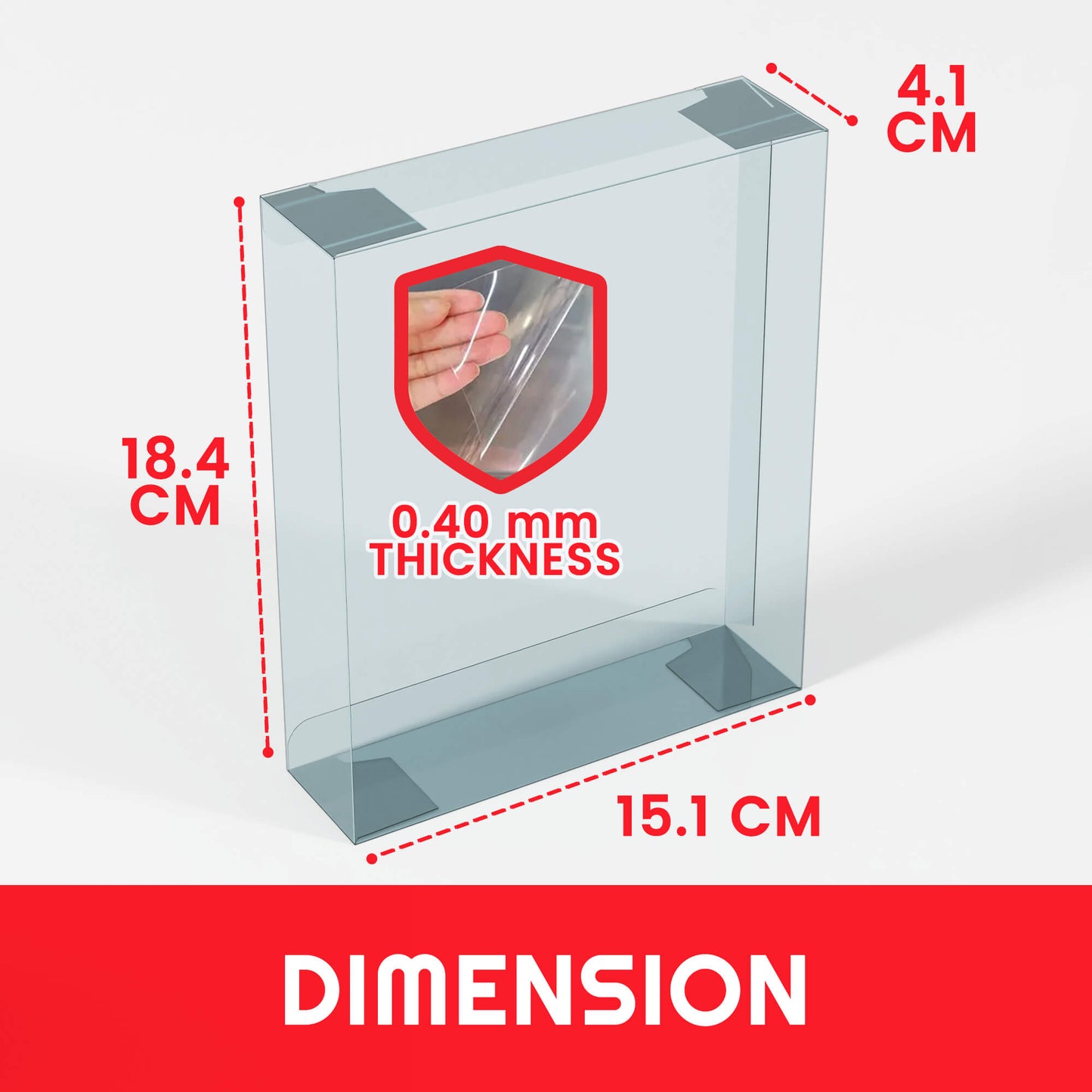 Display Case Protector for SH Figure Son Goku Super Hero PET Protector Pack of 10 - Jack Righteous