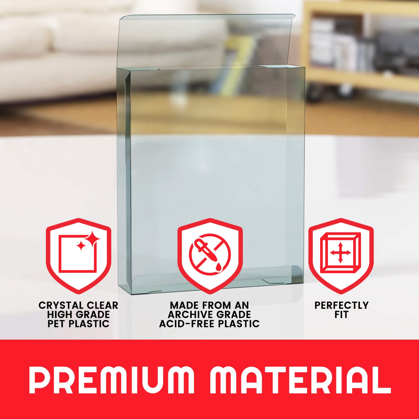 Display Case Protector for SH Figure Son Goku Super Hero PET Protector Pack of 10 - Jack Righteous