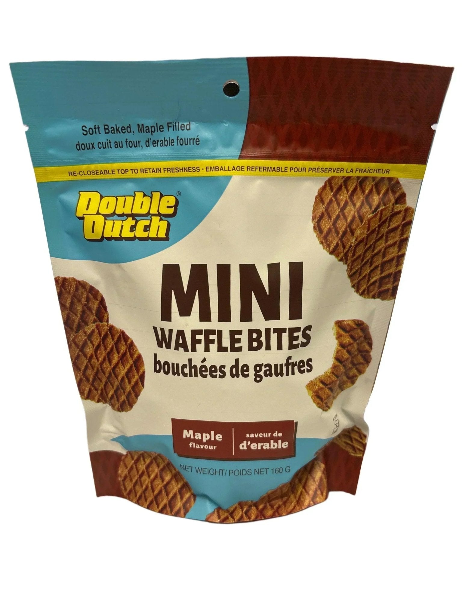 Double Dutch Mini Waffle Bites Maple 160G - Jack Righteous