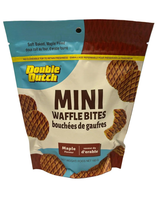 Double Dutch Mini Waffle Bites Maple 160G - Jack Righteous