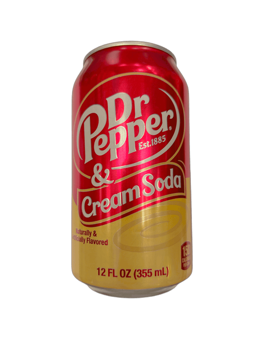 Dr. Pepper & Cream Soda Can 12OZ - U.S Edition