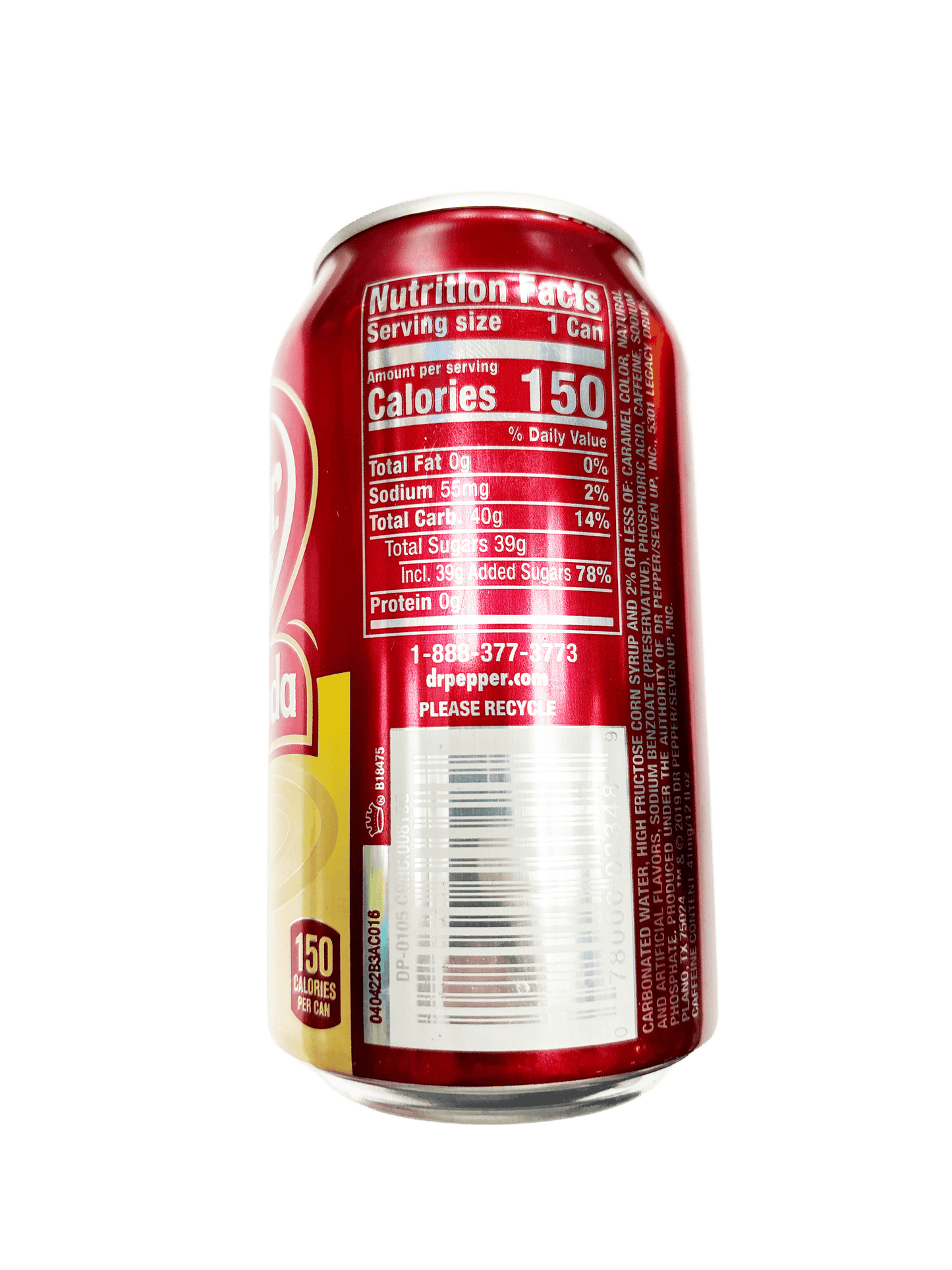 Dr. Pepper & Cream Soda Can 12OZ - U.S Edition