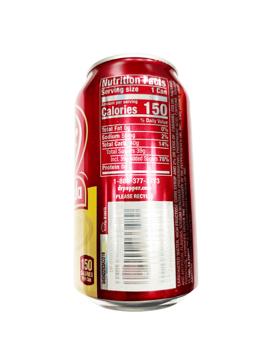 Dr. Pepper & Cream Soda Can 12OZ - U.S Edition