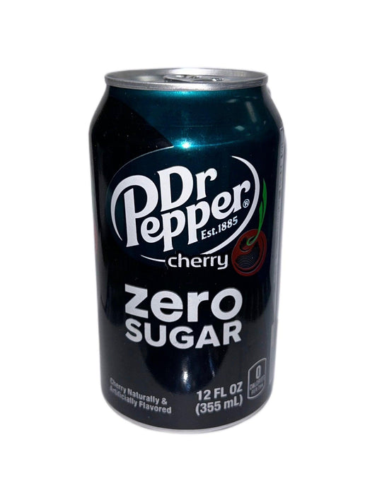 Dr. Pepper Cherry Zero Sugar Can 355ML - U.S Edition