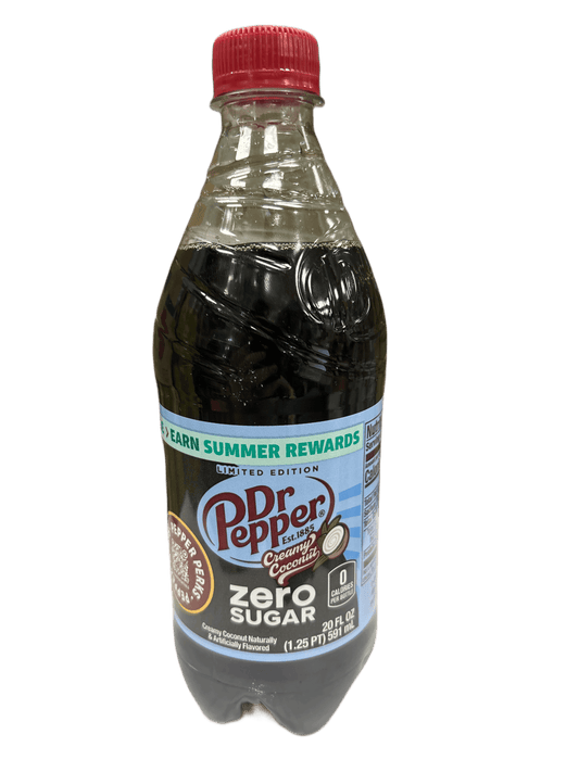 Dr. Pepper Creamy Coconut Zero Sugar Bottle 591ML