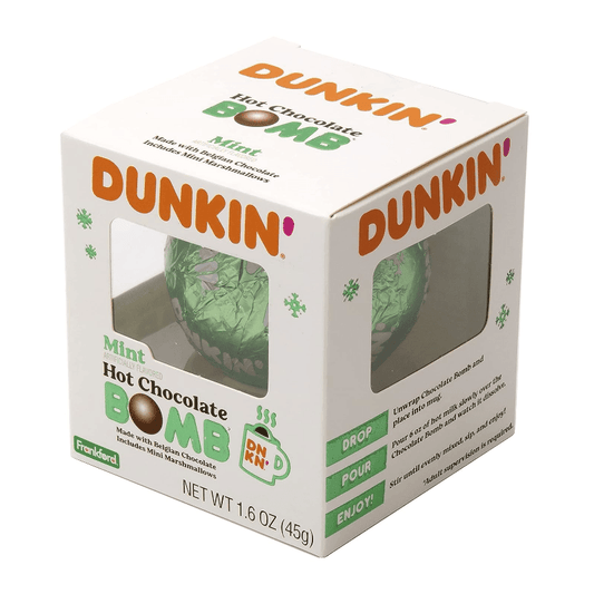 Dunkin' Mint Hot Chocolate Bomb