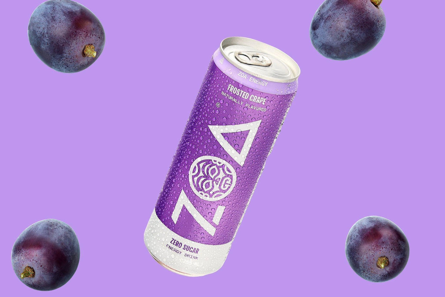 Dwayne "The Rock" Johnson ZOA Energy Drink Frosted Grape