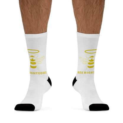 Bee-Themed Eco Socks | Nature Lovers' Gifts | Sustainable Fashion - Jack Righteous