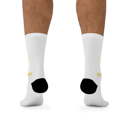 Bee-Themed Eco Socks | Nature Lovers' Gifts | Sustainable Fashion - Jack Righteous