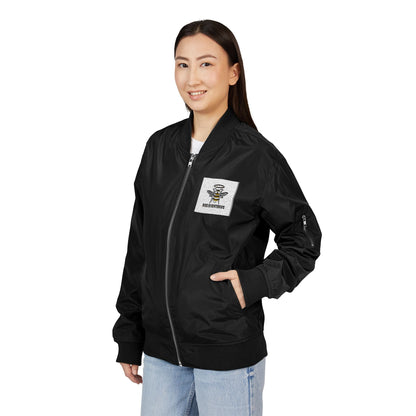 Embroidered Bomber Jacket - BEE RIGHTEOUS Design - Jack Righteous
