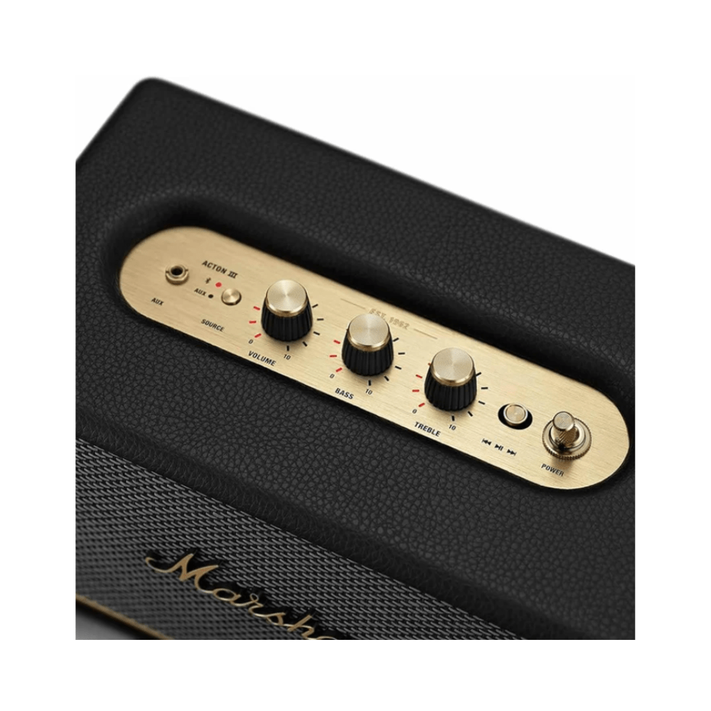 Enceinte Bluetooth Marshall Acton III - Noir - Recertifié par Marshall - Jack Righteous