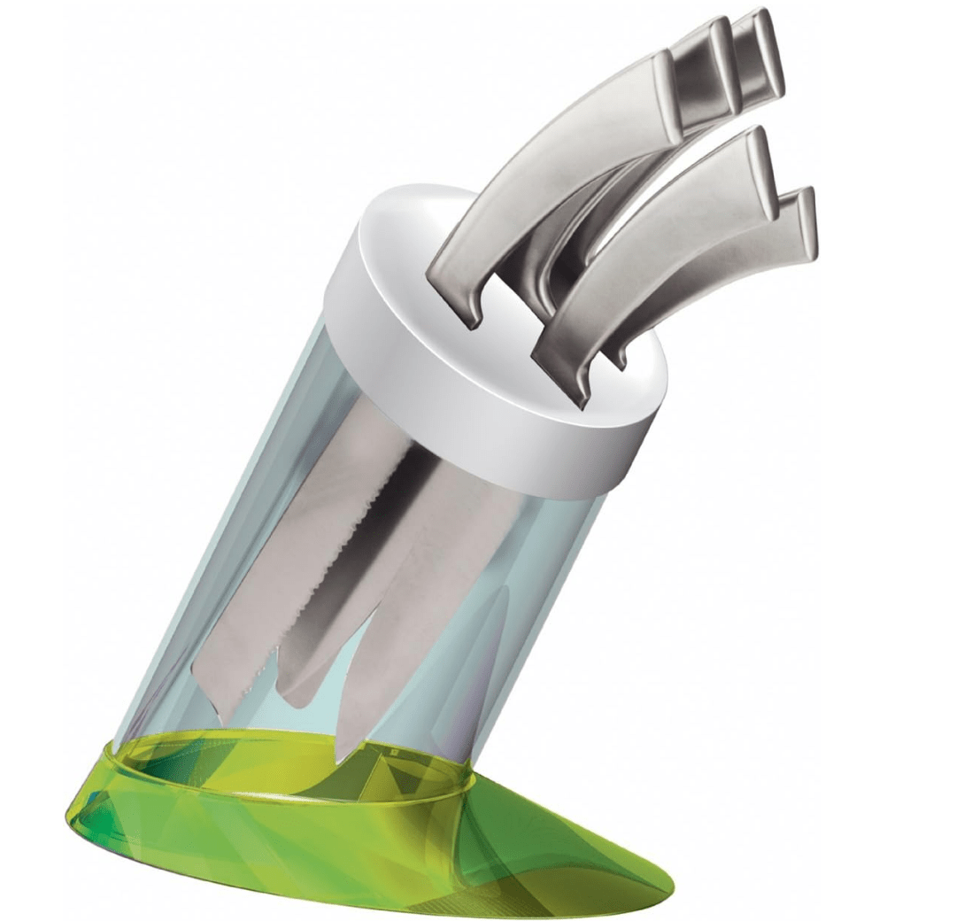 Ensemble de cinq couteaux avec support - Bugatti - Glamour (GLNU - 0219) - Jack Righteous