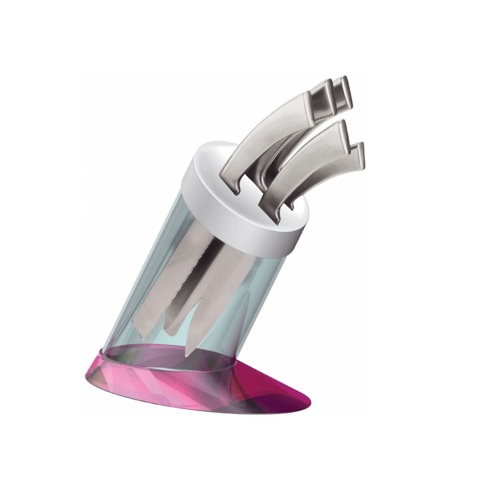 Ensemble de cinq couteaux avec support - Bugatti - Glamour (GLNU - 0219) - Jack Righteous