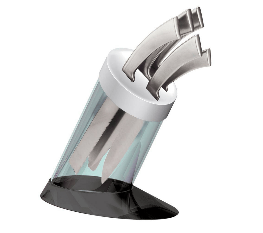 Ensemble de cinq couteaux avec support - Bugatti - Glamour (GLNU - 0219) - Jack Righteous