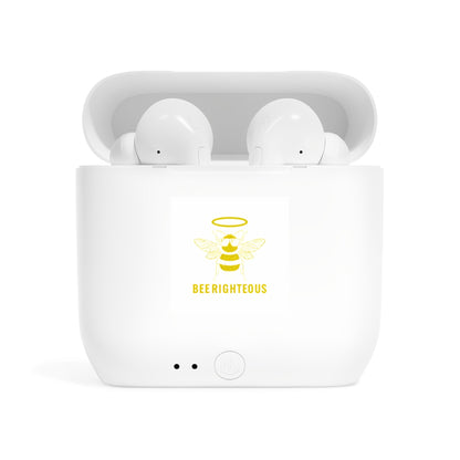 Essos Wireless Earbuds - Bee Righted Jewelry Case, Bluetooth Earbuds, Tech Gift, Music Lover Accessories, Unique Earbud Holder - Jack Righteous