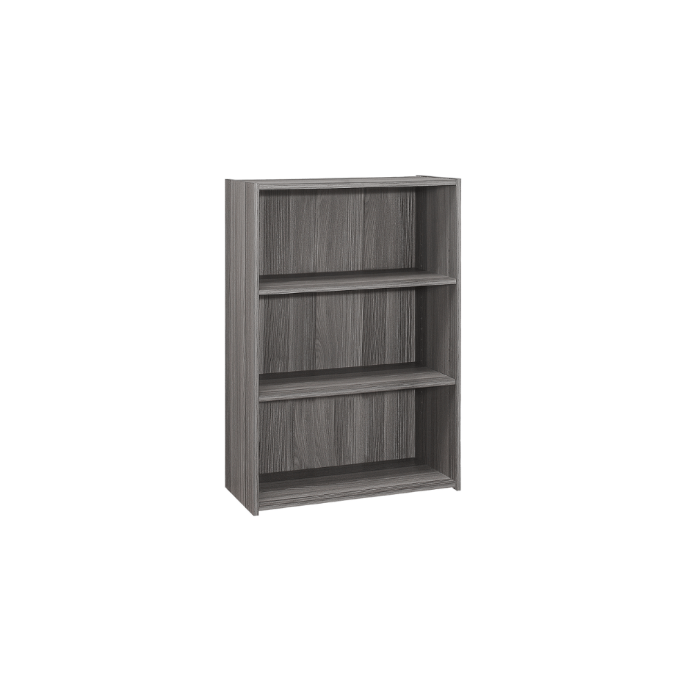 Étagère grise avec 3 tablettes Monarch - (I7478) - Jack Righteous