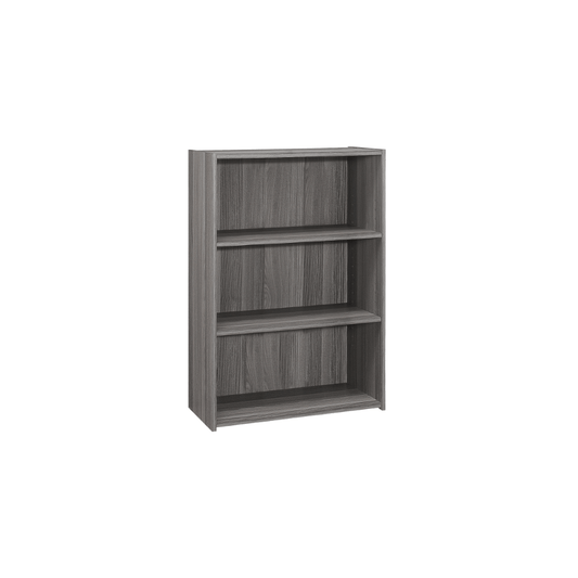 Étagère grise avec 3 tablettes Monarch - (I7478) - Jack Righteous