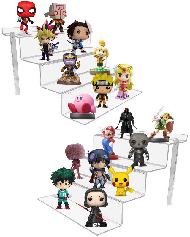 EVORETRO 4 - Step Acrylic Display Stand for Action Figures | Riser RS6 Inch - Jack Righteous