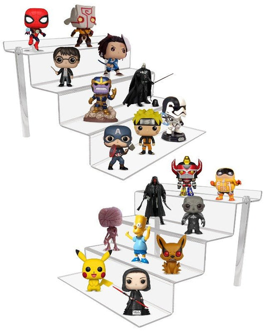 EVORETRO 4 - Step Acrylic Display Stand for Action Figures | Riser RS6 Inch - Jack Righteous