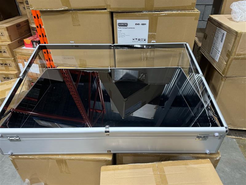 EVORETRO Aluminum Acrylic Clear Top Display Vendor Trade Show showcase - Jack Righteous