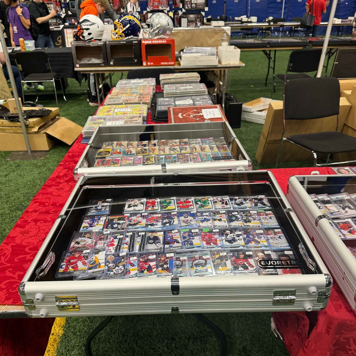 EVORETRO Aluminum Acrylic Clear Top Display Vendor Trade Show showcase - Jack Righteous