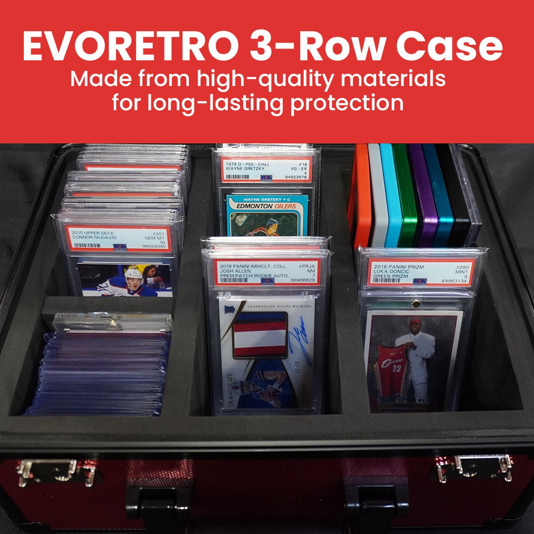 EVORETRO Aluminum Graded Card Storage Box, TSA Lock - Jack Righteous