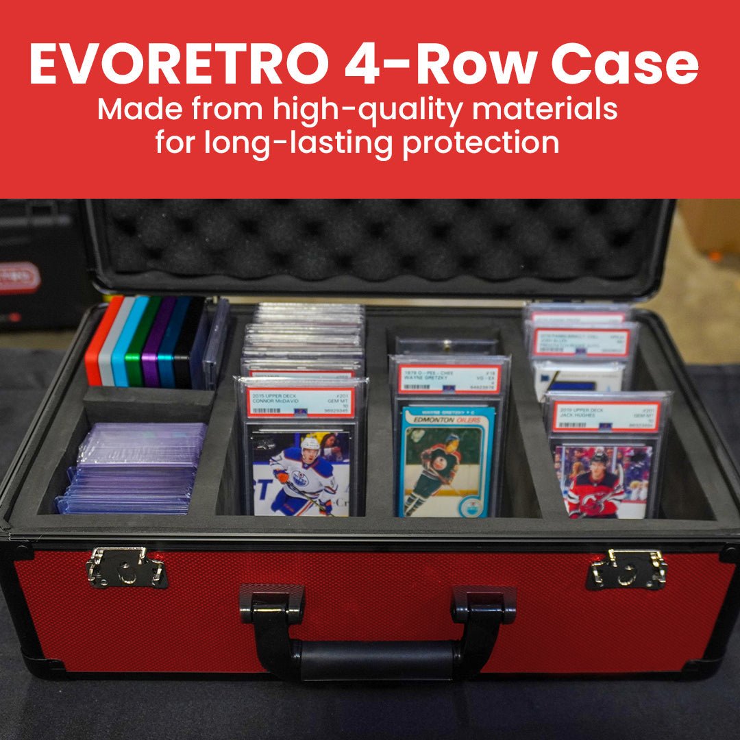 EVORETRO Aluminum Graded Card Storage Box, TSA Lock - Jack Righteous