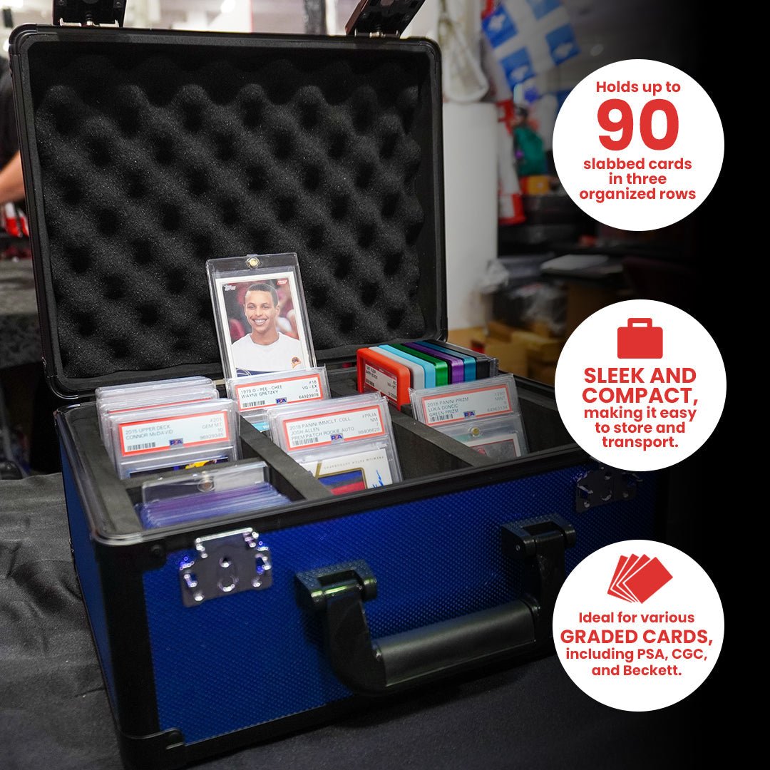EVORETRO Aluminum Graded Card Storage Box, TSA Lock - Jack Righteous