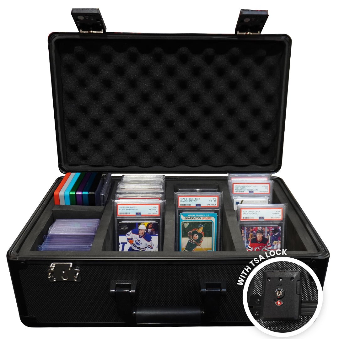 EVORETRO Aluminum Graded Card Storage Box, TSA Lock - Jack Righteous