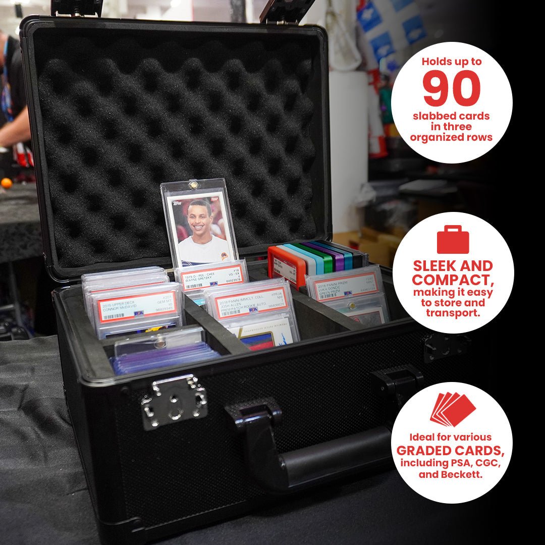 EVORETRO Aluminum Graded Card Storage Box, TSA Lock - Jack Righteous