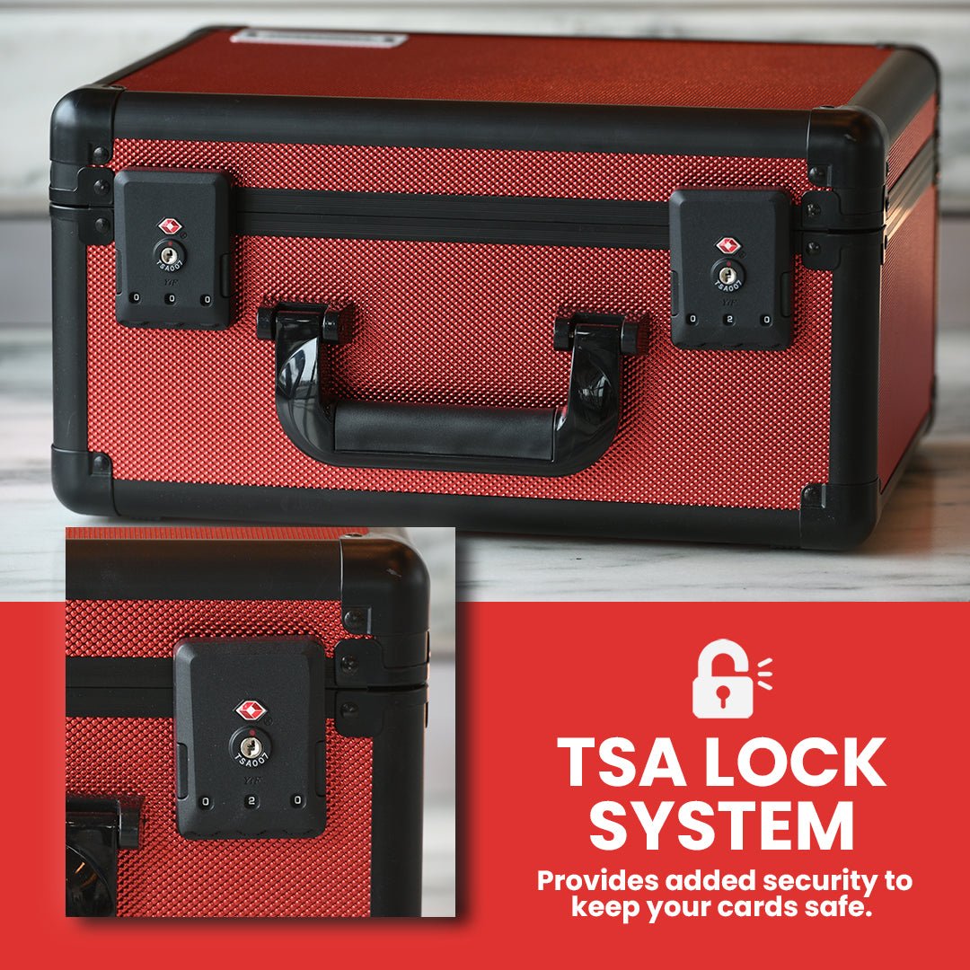 EVORETRO Aluminum Graded Card Storage Box, TSA Lock - Jack Righteous