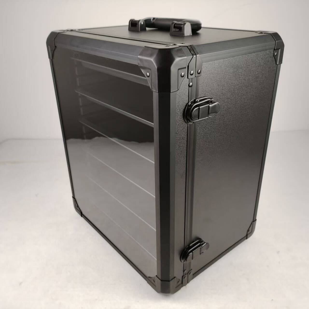 EVORETRO Aluminum Miniatures Display Case with 5 Magnetic Trays - Jack Righteous