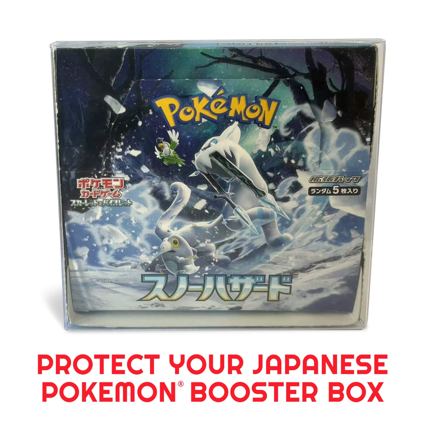 EVORETRO Display Case Protector for Japanese Pokemon Booster - Jack Righteous