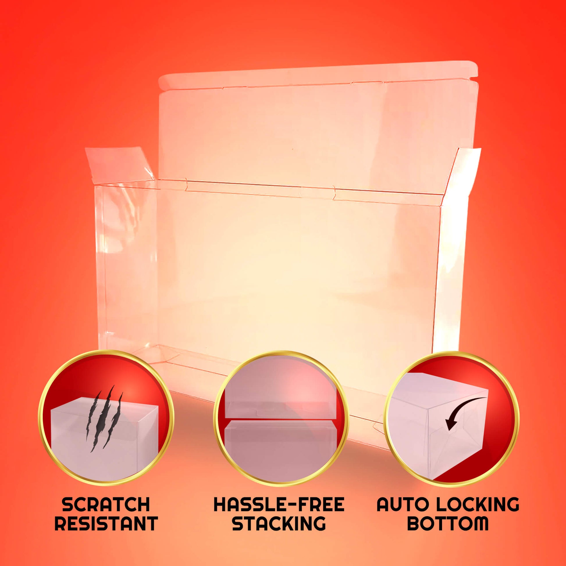 EVORETRO Display Case Protector for Pokemon 151 Scarlet & Violet Ultra Premium Collection pack of 2 - Jack Righteous