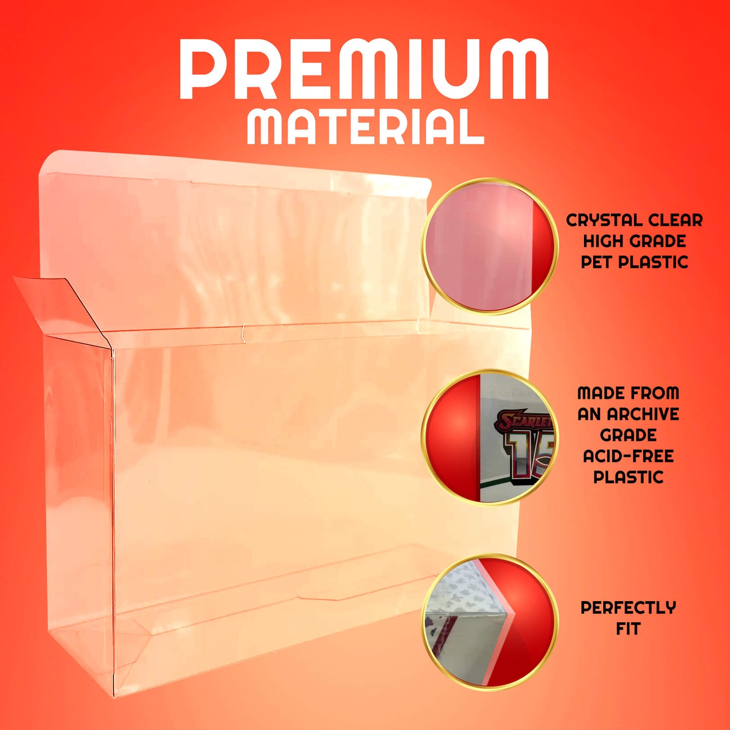 EVORETRO Display Case Protector for Pokemon 151 Scarlet & Violet Ultra Premium Collection pack of 2 - Jack Righteous