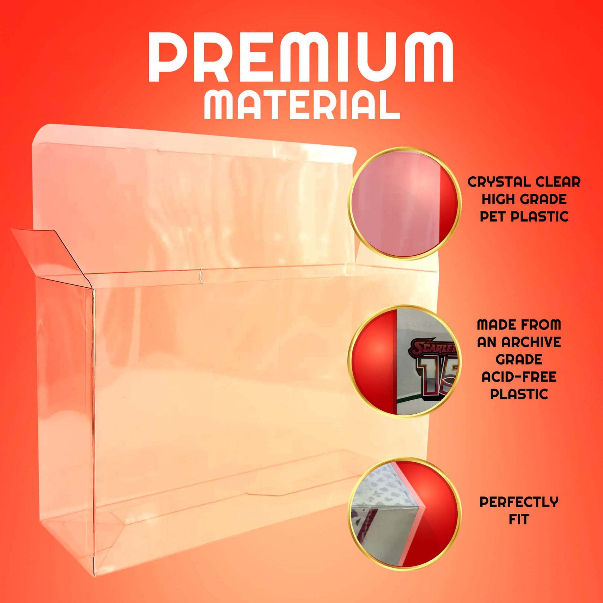 EVORETRO Display Case Protector for Pokemon 151 Scarlet & Violet Ultra Premium Collection pack of 2 - Jack Righteous