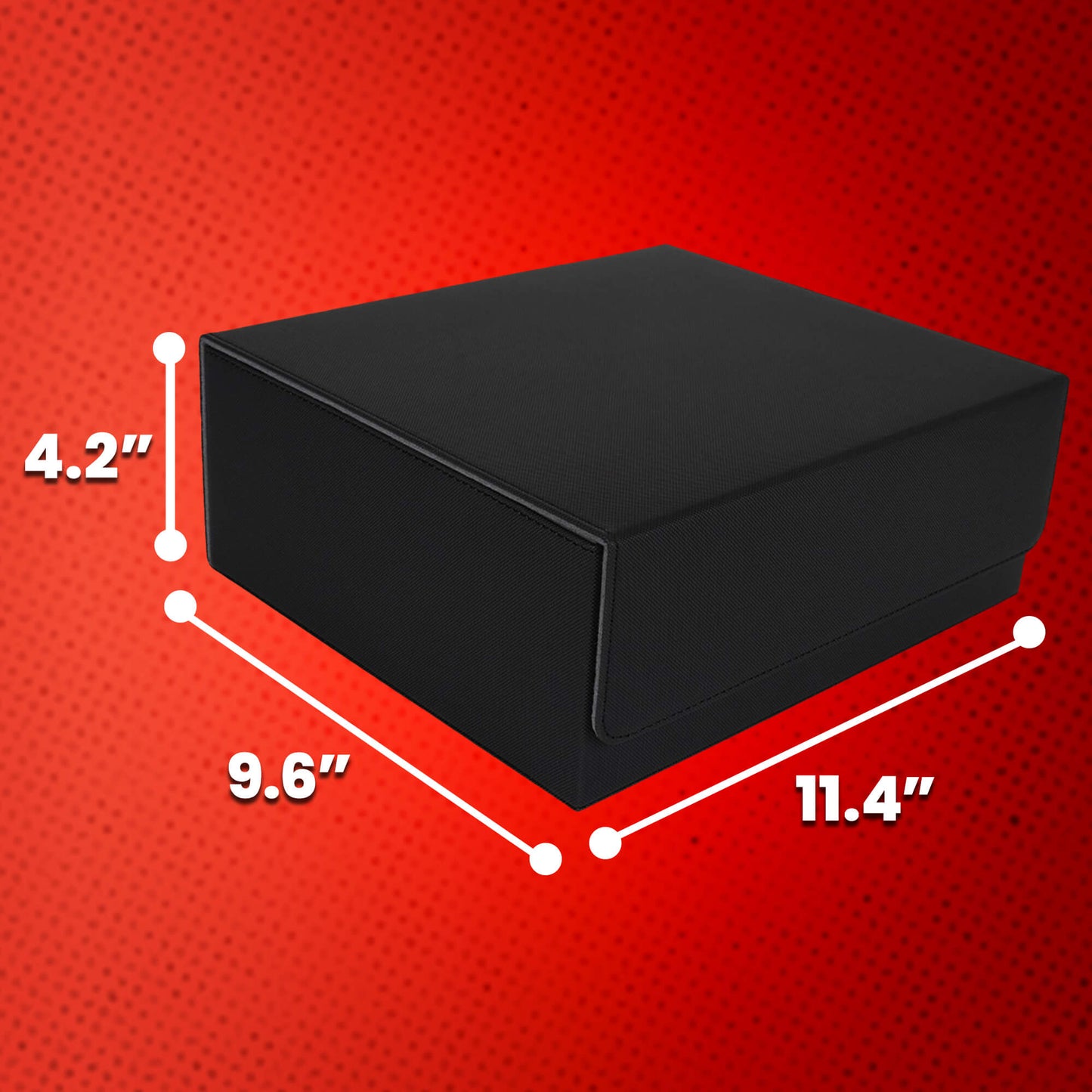 EVORETRO Magnetic Card Deck Storage Box - Holds 1800 Cards - Jack Righteous