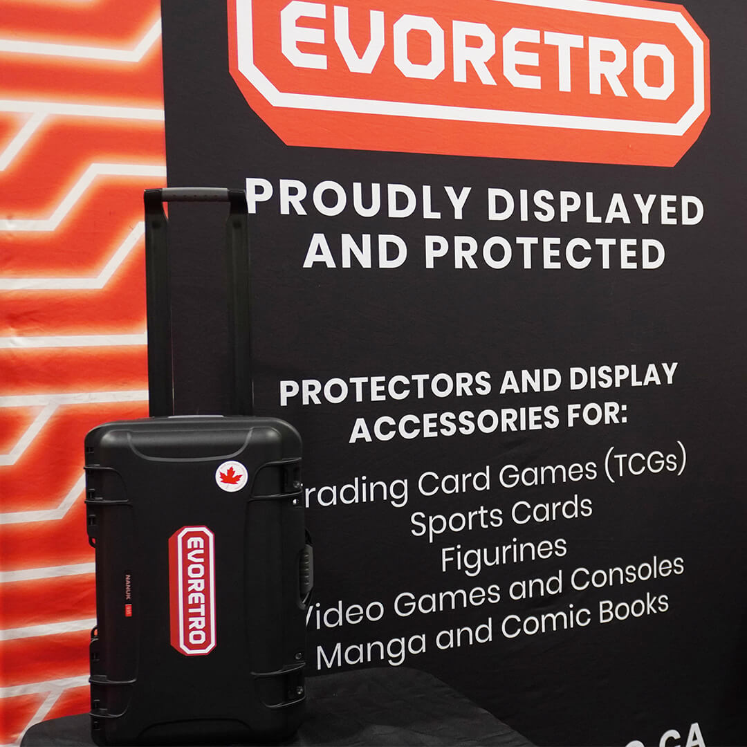 EVORETRO Waterproof Wheeled Card Case - Holds 160 Graded Slabs - Jack Righteous