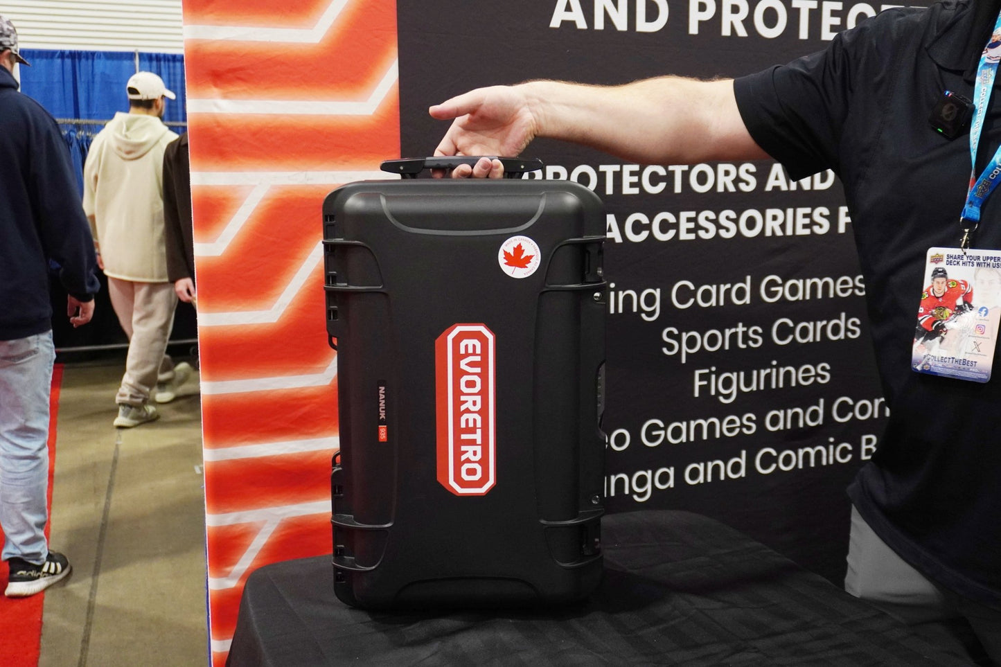 EVORETRO Waterproof Wheeled Card Case - Holds 160 Graded Slabs - Jack Righteous