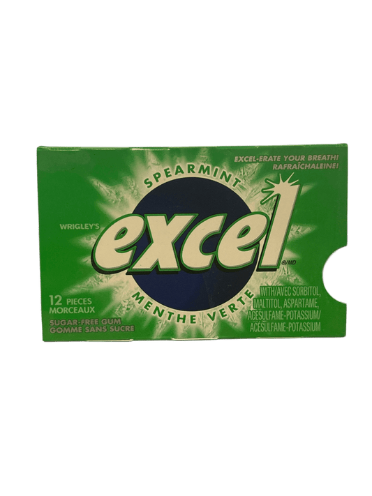 Excel Spearmint Gum 12 Pieces - Canadian Edition - Jack Righteous