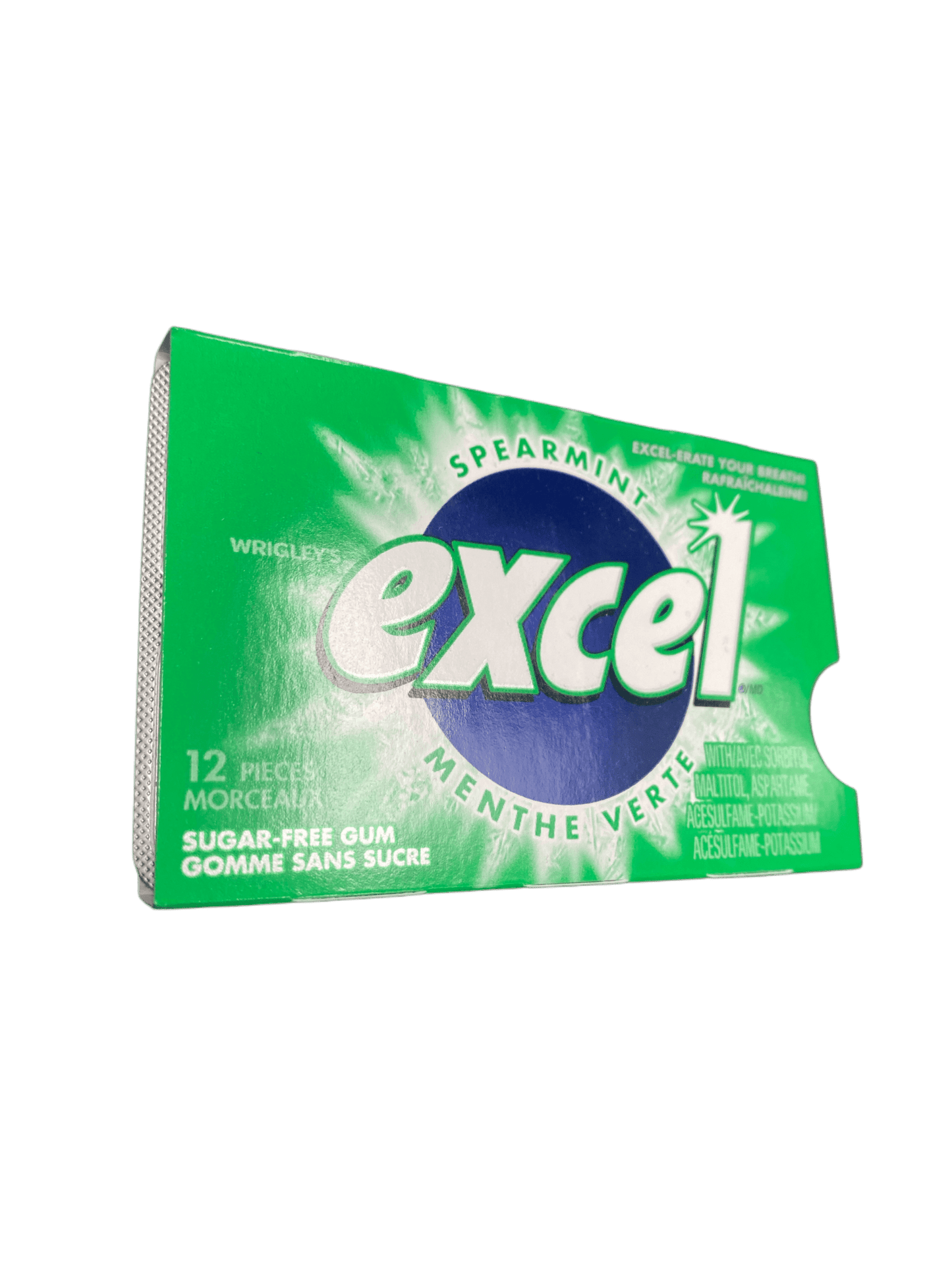 Excel Spearmint Gum 12 Pieces - Canadian Edition - Jack Righteous