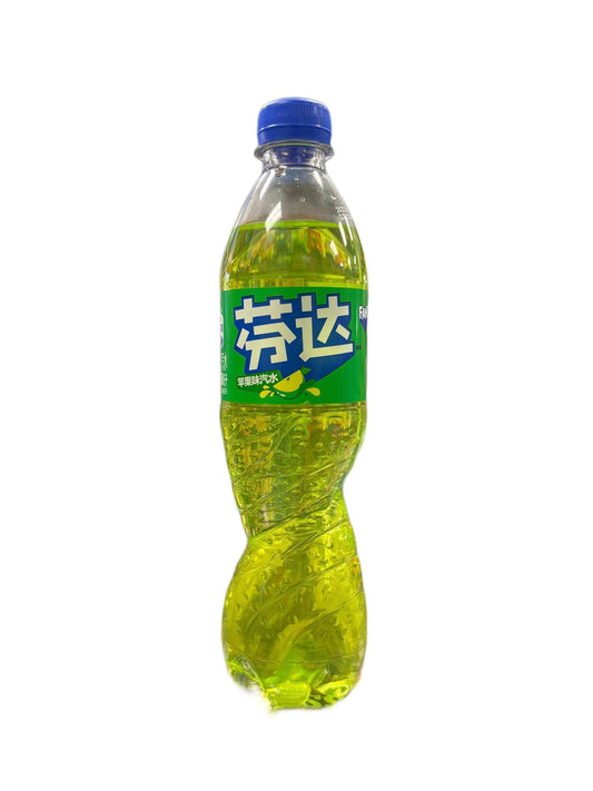 Fanta Green Apple Bottle 500ML - Chinese Edition