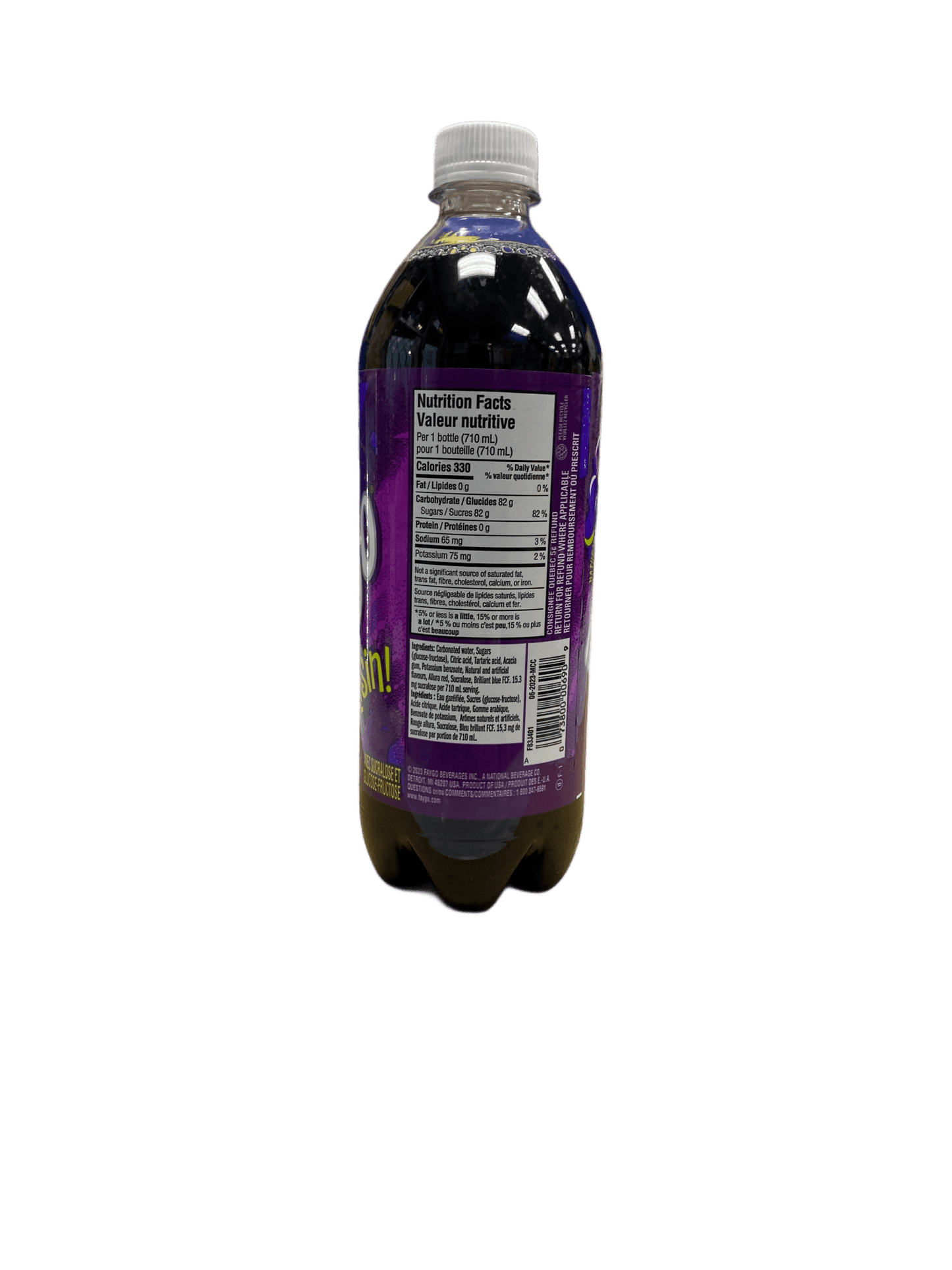 Faygo Grape Drink 710ML - U.S Edition - Jack Righteous