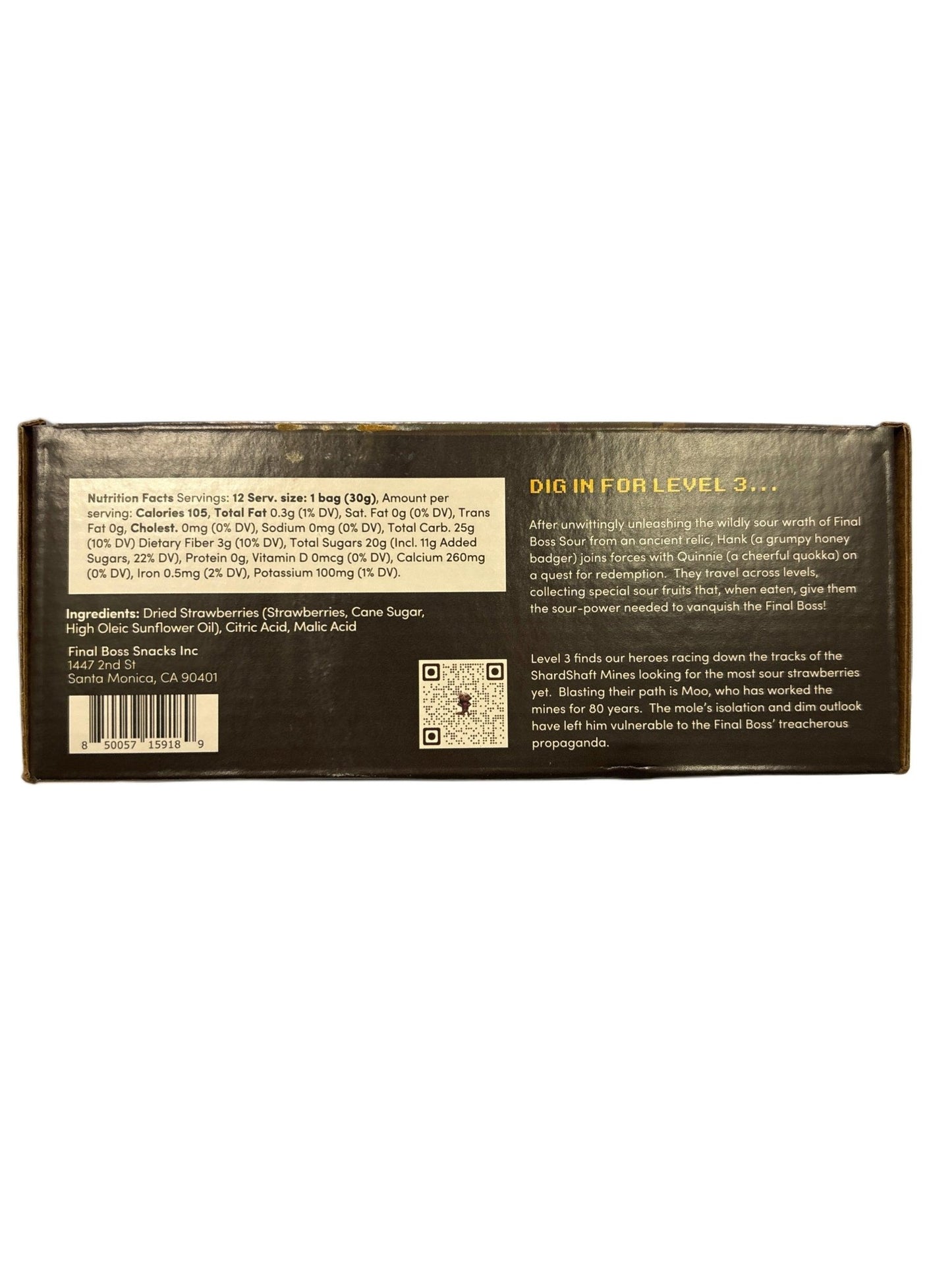 FINAL BOSS SOUR Level 3 Sour Strawberries Exclusive Challenge 360G - Jack Righteous