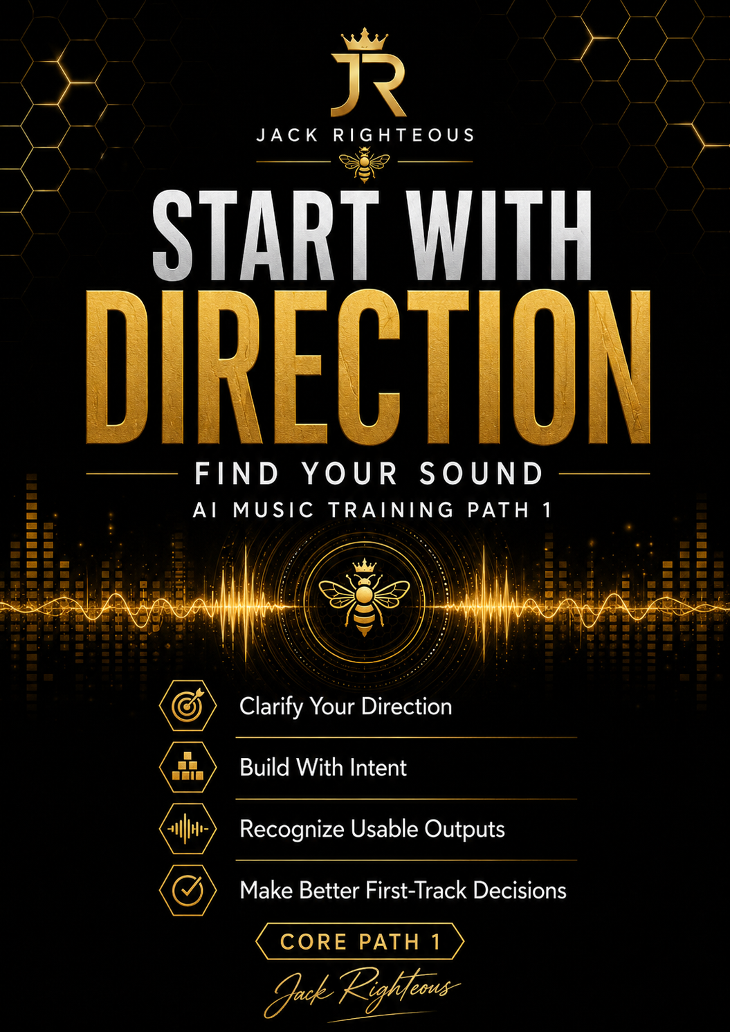 Find Your Sound workflow for starting with creative direction instead of random AI music generation