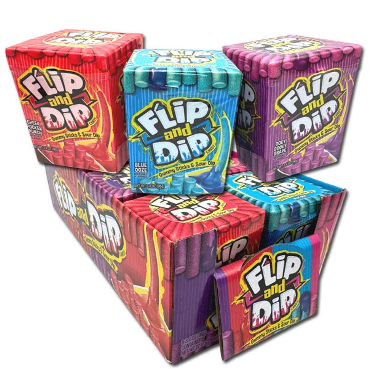 Flip & Dip Gummy Sticks & Soup Dip